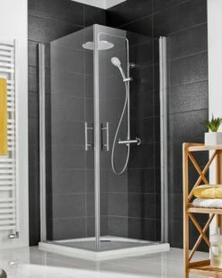 HSK Favorit Nova Eckeinstieg, 2-teilig Mit Drehtüren