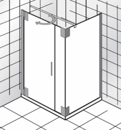 HSK K2 P Drehtür, Nebenteil Und Seitenwand