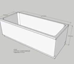 Neuesbad Wannenträger Für Bette Duett 170x75