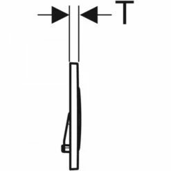 Geberit Betätigungsplatte Sigma20, Für 2-Mengen-Sp. Weiß Matt Lackiert, Beschichtet, 115882011 8 Geberit Betätigungsplatte Sigma20, Für 2-Mengen-Sp. Weiß Matt Lackiert, Beschichtet, 115882011 -Grohe Verkauf 115 882 01 1 Side View 600x600