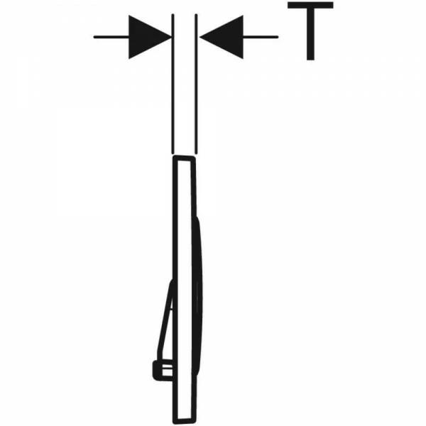 Geberit Betätigungsplatte Sigma20, Für 2-Mengen-Sp. Weiß Matt Lackiert, Beschichtet, 115882011 4 Geberit Betätigungsplatte Sigma20, Für 2-Mengen-Sp. Weiß Matt Lackiert, Beschichtet, 115882011 – Bild 4