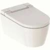Geberit AquaClean Sela Wand-Dusch-WC Komplettanlage, Mit WC-Sitz Weiß-alpin, 146220111