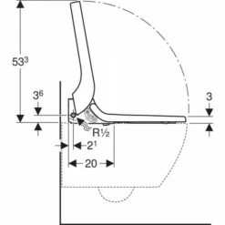 Geberit Geberit AquaClean Tuma Comfort WC-Aufsatz Weiß-alpin, 146270111 9 Geberit Geberit AquaClean Tuma Comfort WC-Aufsatz Weiß-alpin, 146270111 -Grohe Verkauf 146 270 11 1 Side View 600x600