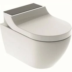 Geberit Geberit AquaClean Tuma Comfort WC-Komplettanlage Wand-WC Glas Schwarz, 146290SJ1