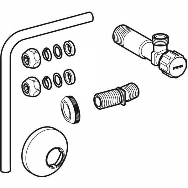 Geberit Wasseranschlussset Zu Geberit AquaClean Mera Classic Stand-WC, 147046001 2 Geberit Wasseranschlussset Zu Geberit AquaClean Mera Classic Stand-WC, 147046001 – Bild 2