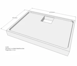 Neuesbad Wannenträger Für Bette Floor Side 1300x1000