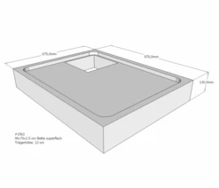 Neuesbad Wannenträger Für Bette Superflach 70x90x3,5