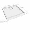 Neuesbad Wannenträger Für Bette Extraflach 120x120x6,5