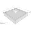 Neuesbad Wannenträger Für Bette Superflach Superflach 700x700x25