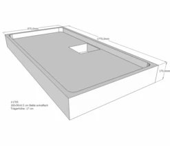 Neuesbad Wannenträger Für Bette Extraflach 180x90x6,5