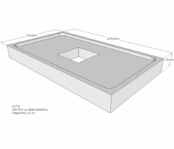Neuesbad Wannenträger Für Bette Floor 1300x750