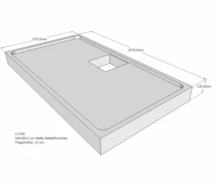 Neuesbad Wannenträger Für Bette Floor Side 1600x900