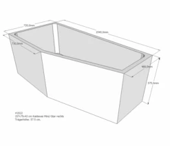Neuesbad Wannenträger Für Kaldewei Mini/Mini Star Nr.830/831 157x75 Re