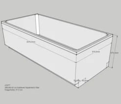 Neuesbad Wannenträger Für Kaldewei Aquamarin/Star 190x90