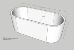 Neuesbad Wannenträger Für Kaldewei Classic Duo Nr.112 160x70 Oval