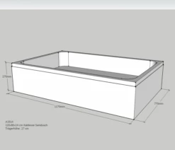 Neuesbad Wannenträger Für Kaldewei Sanidusch 120x80x14
