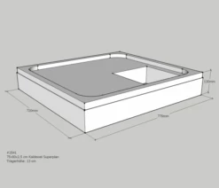Neuesbad Wannenträger Für Kaldewei Superplan 75x80x2,5
