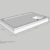 Neuesbad Wannenträger Für Kaldewei Superplan 75x120x2,5