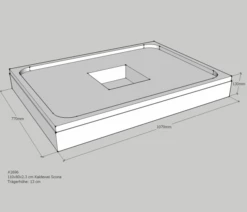 Neuesbad Wannenträger Für Kaldewei Scona 800x1100x23