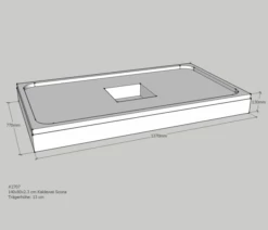 Neuesbad Wannenträger Für Kaldewei Scona 800x1400x23