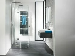 HSK Exklusiv Runddusche Halbkreis Mit Drehfalttüren