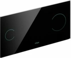 Viega WC Betätigungsplatte 8352.11 In 271 X 140mm, Glas / ESG Klar/hellgrau