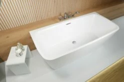 Riho Freistehende Badewanne ADORE B2W 180x86 Cm, Wandstehend, B086001005