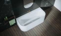 Riho Freistehende Badewanne Devotion 180x80 B2W Weiß, B096003005