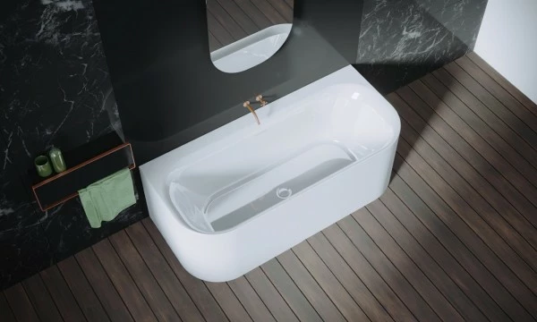 Riho Freistehende Badewanne Devotion 180x80 B2W Weiß, B096003005 1 Riho Freistehende Badewanne Devotion 180x80 B2W Weiß, B096003005