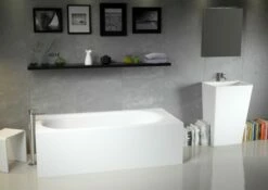 Riho Freistehende Badewanne Madrid 180x86x54cm,weiß Matt, B124001105 8 Riho Freistehende Badewanne Madrid 180x86x54cm,weiß Matt, B124001105 -Grohe Verkauf BS40005 Madrid mit Dijon F70010 WT und Sitz AS03005 600x600