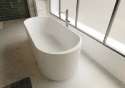 Riho Freistehende Badewanne Valor 170x72x55 Cm, Weiß Matt, B130001105