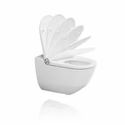 LAUFEN CLEANET RIVA, Spülrandloses Dusch-WC, Tiefspüler, 35,5x60 Cm Wandhängend, 82069.1, 8206914000 -Grohe Verkauf Detail 13 Abnehmbarer Sitz Deckel Duroplast mit Absenkautomatik 3 600x600 1
