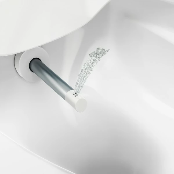 LAUFEN Dusch-WC, Cleanet Riva, Tiefspüler, 355x600 M, Spülrandlos, Weiß Matt , 8.2069.1.757.000.1 2 LAUFEN Dusch-WC, Cleanet Riva, Tiefspüler, 355x600 M, Spülrandlos, Weiß Matt , 8.2069.1.757.000.1 – Bild 2