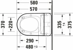 Duravit SensoWash D-Neo Kompakt Dusch-WC, Weiß, 378x575x405 Mm, Wandhängend – 654000012004300 -Grohe Verkauf Duravit TD 3073848 72 1 600x600