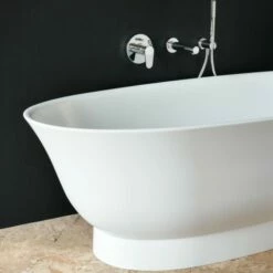 LAUFEN Freistehende Badewanne, THE NEW CLASSIC 1900x900x580 Sentec Weiß, H2208520000001