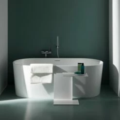 LAUFEN Badewanne VAL, 1600x750x520, Freistehend,weiß,ohne Whirlfunktion, 23028.2, 2302820000001
