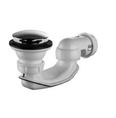 JEE-O Siphon Für Badewannen, Matt-verchromt, PSB-MC