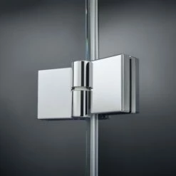 Kermi Schwingtür Liga SFL 1000x2000 BV: 980-1010, Silber Hochglanz ESG Klar -Grohe Verkauf KIDT LIGA Beschlag 02 600x600