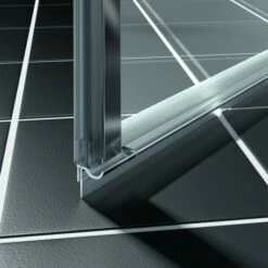 Kermi Pendeltür Liga 1WR 0950x1850, Silber Hochglanz, ESG Klar Mit KermiClean, LI1WR09518VPK -Grohe Verkauf KIDT LIGA Dichtleiste 01 600x600