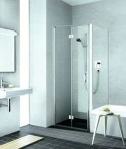 Kermi Pendel-Falttür Liga 2SL 0950x2000, Silber Hochglanz, ESG Klar, LI2SL09520VAK -Grohe Verkauf KIMI LIGA LI2SRL09020VAK 051 600x600