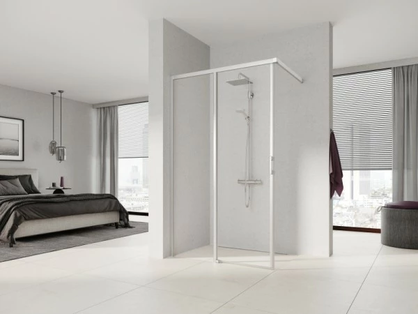 Kermi Gleittür LIGA J2L 1000x1850 BV: 975-1000, Silber Hochglanz ESG Klar 1 Kermi Gleittür LIGA J2L 1000x1850 BV: 975-1000, Silber Hochglanz ESG Klar