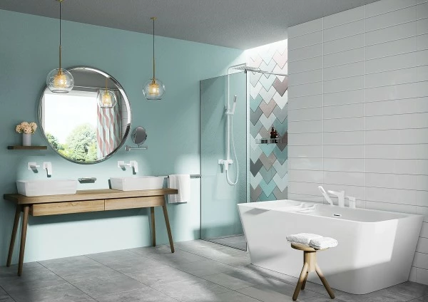 Neuesbad Serie 600 Freistehende Acryl Badewanne, Vorwandversion, 1700x800x580mm 3 Neuesbad Serie 600 Freistehende Acryl Badewanne, Vorwandversion, 1700x800x580mm – Bild 3