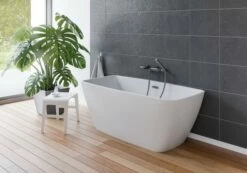 Neuesbad Serie 600 Freistehende Acryl Badewanne, 1500x720x580mm -Grohe Verkauf NB1KDM 017W1 6 600x600