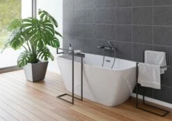 Neuesbad Serie 600 Freistehende Acryl Badewanne, 1500x720x580mm