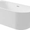 Neuesbad Serie 600 Freistehende Badewanne, Wandversion, 1500x750x580mm