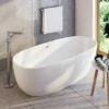 Neuesbad Serie 600 Freistehende Acryl Badewanne, 1500x735x580mm