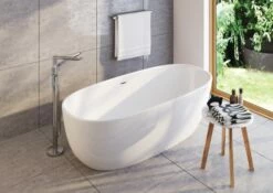 Neuesbad Serie 600 Freistehende Acryl Badewanne, 1700x800x580mm