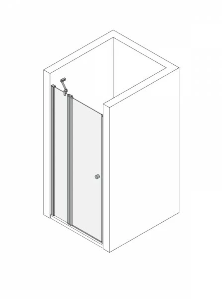 Koralle Pendeltür TwiggyPlus NPF 90 In Nische, VZ18509020AA1 1 Koralle Pendeltür TwiggyPlus NPF 90 In Nische, VZ18509020AA1