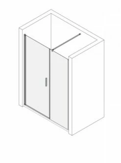 Koralle Pendeltür SL410 NPWWA R 140 In Nische, VY03114020DA1