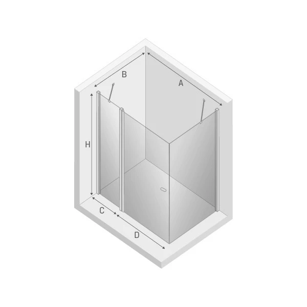 New Trendy New Soleo Black Drehtür Mit SW, 3teilig, Schwarz Matt 6 New Trendy New Soleo Black Drehtür Mit SW, 3teilig, Schwarz Matt – Bild 6